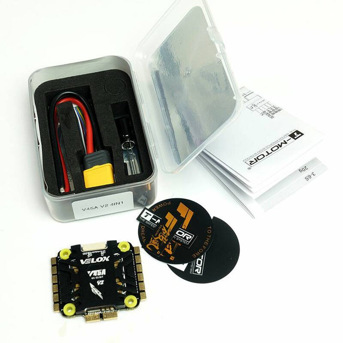 T Motor Velox V45A 3 6S V2 BLHeli_32 4in1 ESC