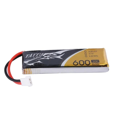 Tattu 600mAh 3.7V 30C 1S1P Lipo Akku mit Molex Stecker (1 Stück/Packung)   LiPo24.de