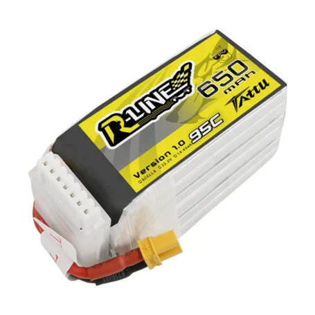 Tattu R Line 650mAh 95C 22.2V 6S1P Lipo Akku mit XT30U F Stecker   LiPo24.de