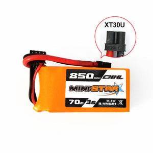 CNHL MiniStar 850mAh 11,1V 3S 70C Lipo Akku mit XT30U LiPo24.de