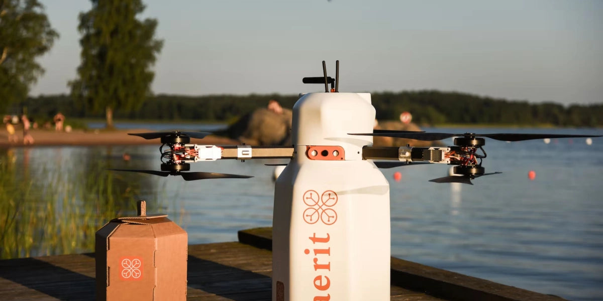 Der Versuch des UAV Spezialisten Aerit bringt die Lieferung von Drohnen in Schweden näher