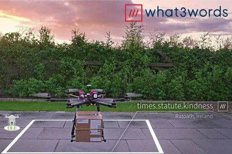 what3words tritt dem Drohnen-Logistik-Ökosystem bei
