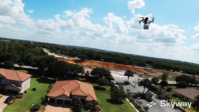Skyway und Zing betreiben erste Drohnenlieferung in Orlando, Florida