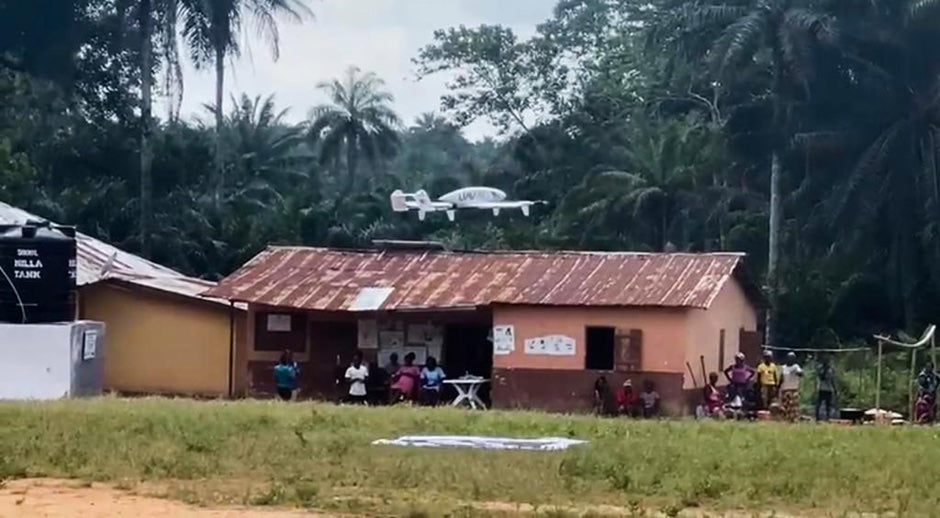 UAVaid verkürzt medizinische Lieferfrist im Drohnenversuch in Sierra Leone