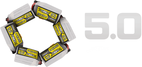 Tattu R-Line Version 5.0 Akku für FPV Racing und Freestyle