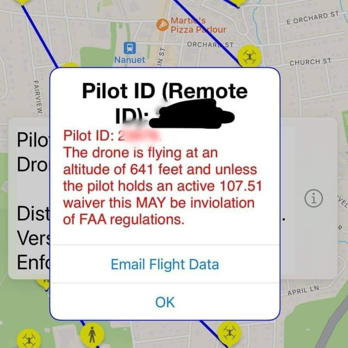 Remote ID   melden Sie Piloten einfach per Email
