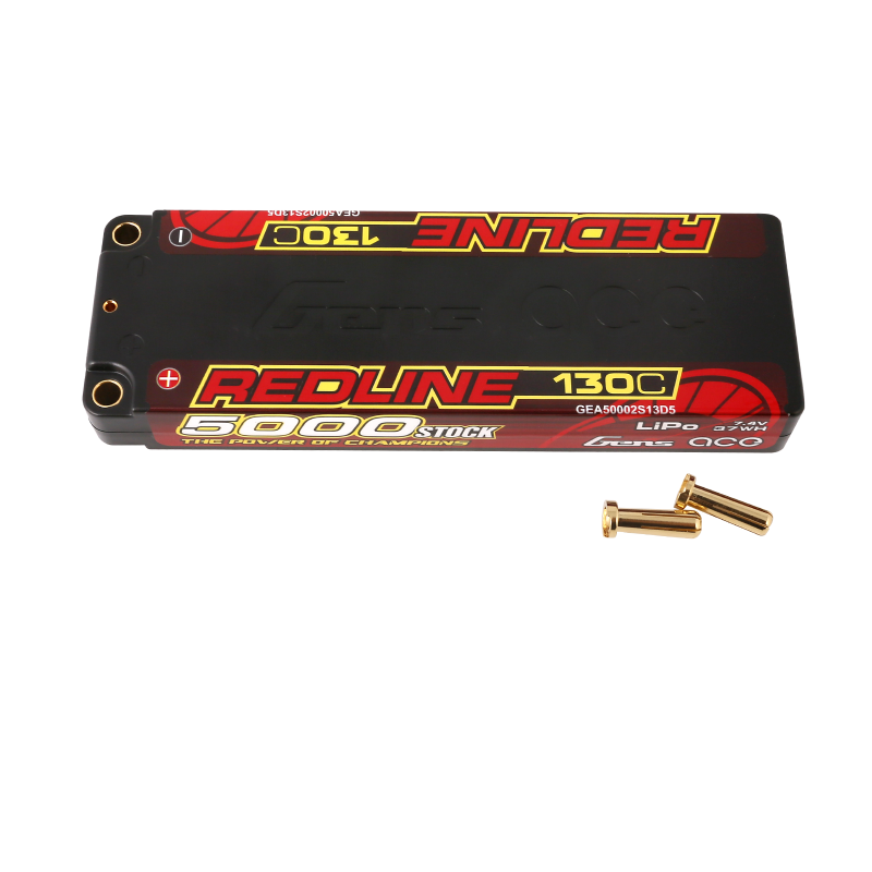 Gens Ace Redline Series 2S 5000mAh 7,4V 130C 2S1P Hardcase HV Lipo-Akku