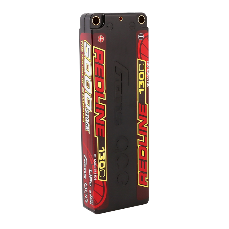 Gens Ace Redline Series 2S 5000mAh 7,4V 130C 2S1P Hardcase HV Lipo-Akku
