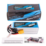 GensAce G-Tech 6S LiPo Akku 5600mAh 80C 22,2V 6S1P Lipo-Akkupack mit XT90-Stecker