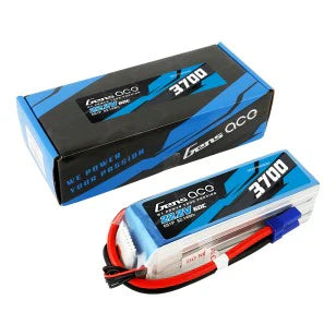 Gens Ace 3700mAh 22,2V 60C 6S1P Lipo Akkupack mit EC5 Stecker - LiPo24.de