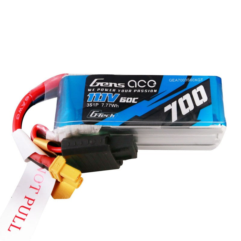 Gens Ace G-Tech 3S 700mAh 11,1V 60C 3S1P Lipo XT30