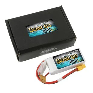 Gens Ace Soaring 1000mAh 11.1V 30C 3S1P Lipo Akkupack mit XT60 Stecker - LiPo24.de