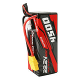 Gens Ace 4500mAh 6S1P 22.2V 60C HardCase RC Auto Lipo Akku 14# - LiPo24.de