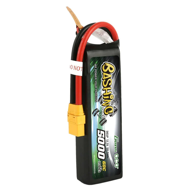 Gens Ace 3S 5000mAh 11,1 V 3S1P 60C XT90 Bashing-Serie Lipo Akku