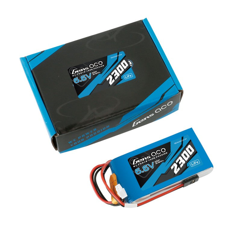 Gens Ace 2300mAh 6,6V 2S1P Li-Fe Akku für Funksender - LiPo24.de