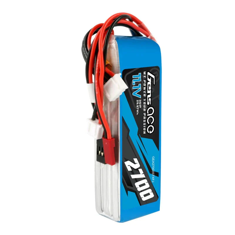 Gens Ace 2700mAh 11,1V TX 3S1P Lipo Akkupack mit Futaba/JST-XHR/JST-SYP - LiPo24.de