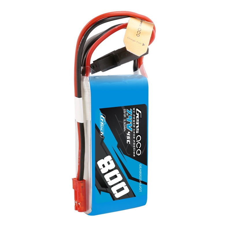 GensAce G-Tech 2S 800mAh 7,4V 45C JST