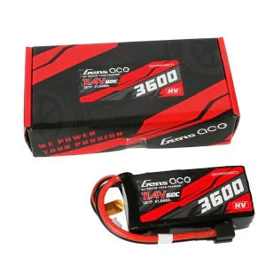 Gens Ace 3600mAh HV 11,4V 3S1P 60C Hochspannungs-Lipo-Akkupack mit XT60/T-Stecker - LiPo24.de