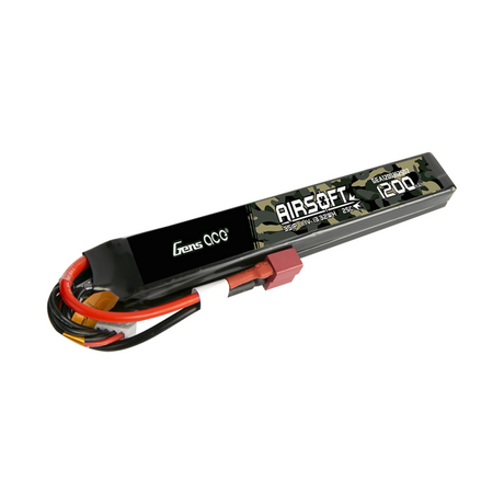 Gens Ace 25C 1200mAh 3S1P 11.1V Sattel Airsoft Gun Lipo Batterie mit T-Stecker - LiPo24.de
