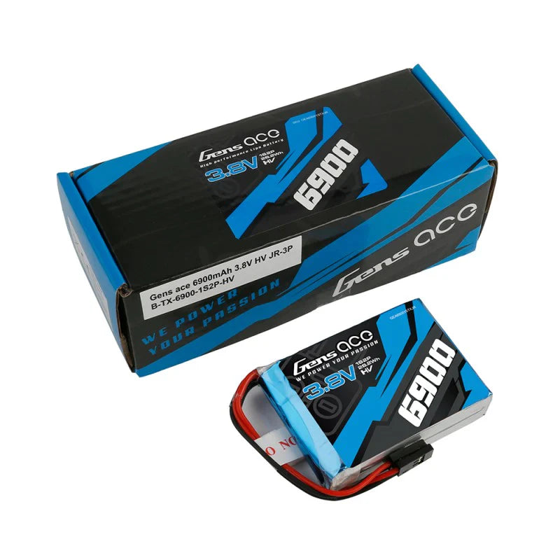 Gens Ace 6900mAh 3,8 V 1S2P Lipo-Akkupack - LiPo24.de