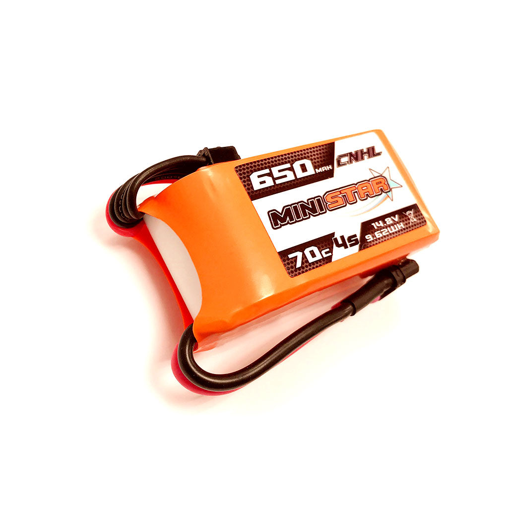CNHL MiniStar 4S 650mAh 14,8V 70C XT30U Lipo Akku (2 Stück)