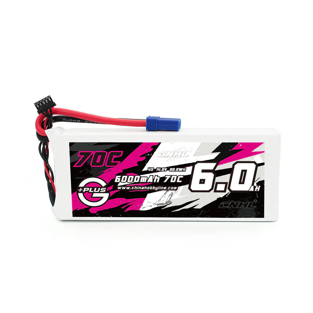 CNHL G+Plus 4S 6000mAh 14,8V 70C Lipo-Akku mit EC5-Stecker