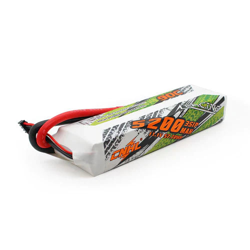 CNHL Racing Series 3S 5200mAh 11,1V 90C 6,5 mm Rundstecker Lipo Akku