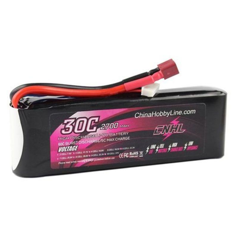 CNHL 5S 2700mAh 18,5V  30C Lipo-Akku mit T/Dean-Stecker