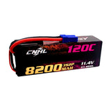 CNHL Racing Series LiHV 8200mAh 11,4V 3S 120C HV Hartschalen-Lipo-Akku mit EC5-Stecker