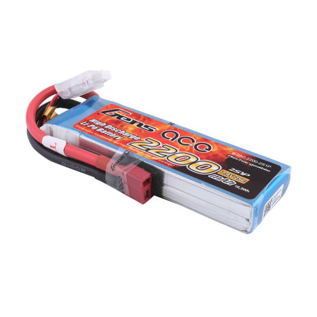 Gens Ace Lipo 2S 2200mAh 25C Deans