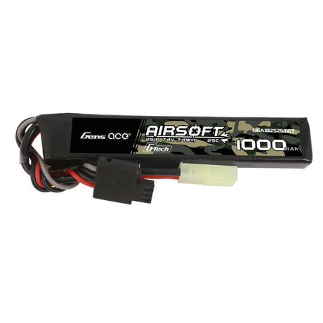 Gens Ace G-Tech 25C 1000mAh 2S1P 7,4V Airsoft Gun Lipo Mini Tamiya - LiPo24.de