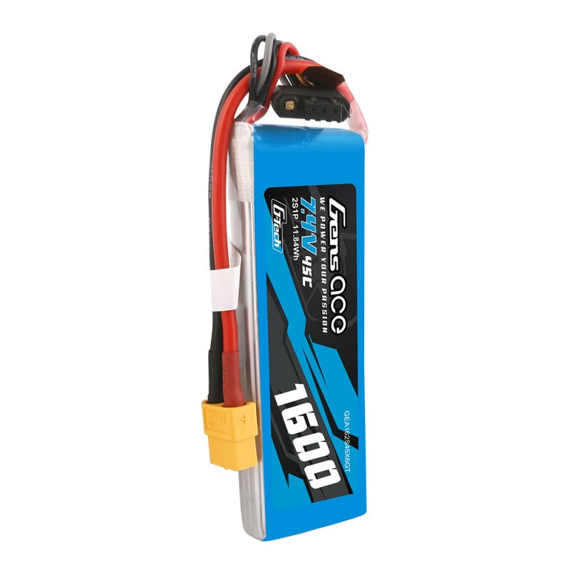 Gens Ace G-Tech 2S 1600mAh 7,4V 45C 2S1P XT60-Stecker