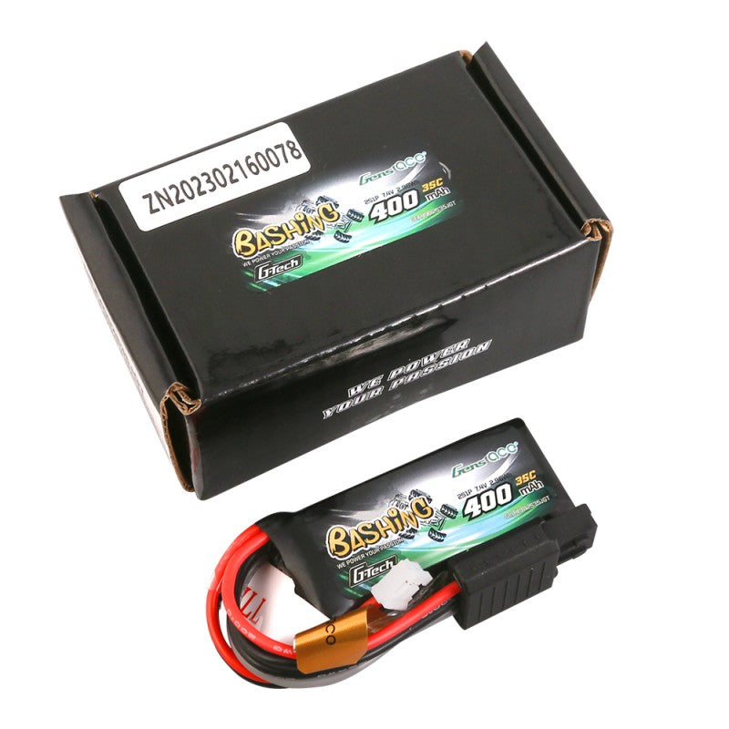 Gens Ace G-Tech 2S 400mAh 7,4V 35C JST-PHR Plug-Bashing-Serie
