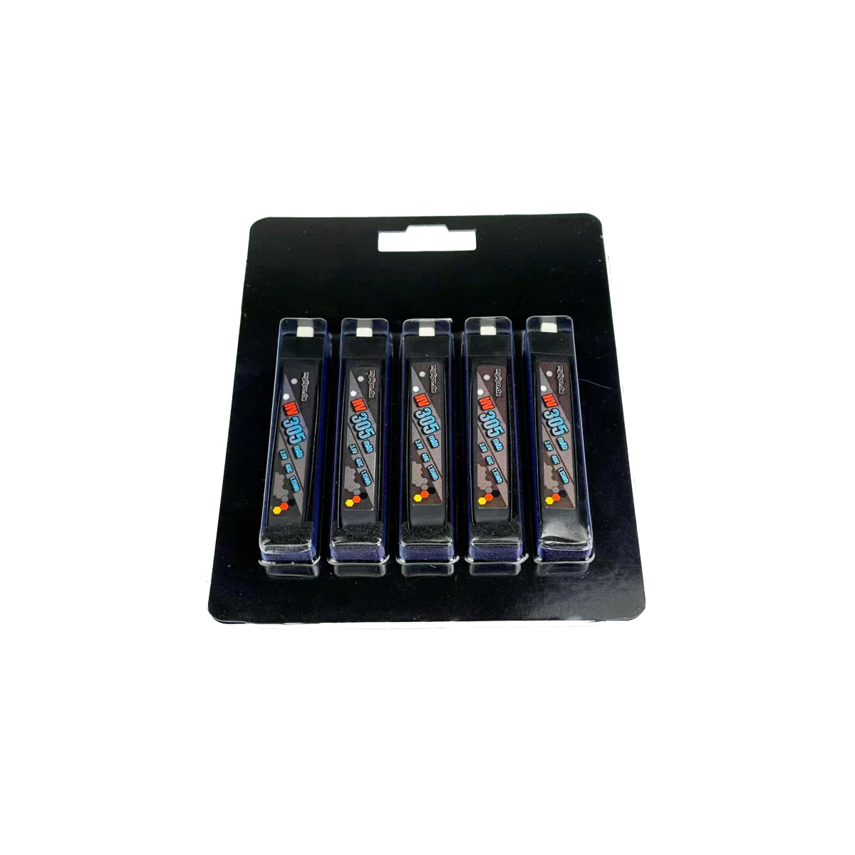 Mylipo Lipo Akku 305mAh HV 3.8V 40/80C BT2 Stecker im Blister (5 St.)