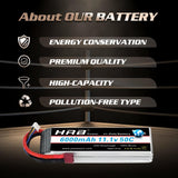 HRB 3S 6000mAh 11.1V 50C Deans T Stecker LiPo Akku - LiPo24.de