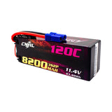 CNHL Racing Series LiHV 8200mAh 11,4V 3S 120C HV Hartschalen-Lipo-Akku mit EC5-Stecker