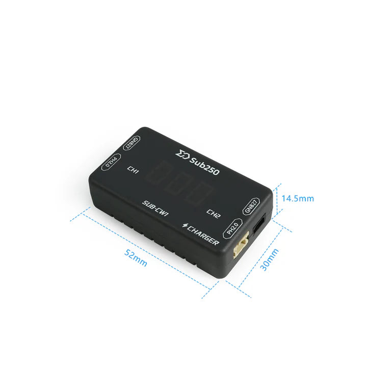 Sub250-CW1 Ladegerät für GNB27- und PH2.0-Stecker