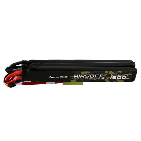 Gens Ace 25C 1500mAh 3S1P 11.1V Nunchuck 3X Airsoft Gun Lipo Akku mit Mini Tamiya Stecker - LiPo24.de