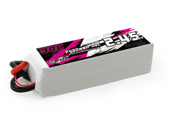 CNHL 6S 2450mAh 22,2V 6S 30C Lipo-Akku mit XT60-Stecker