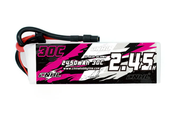 CNHL 6S 2450mAh 22,2V 6S 30C Lipo-Akku mit XT60-Stecker
