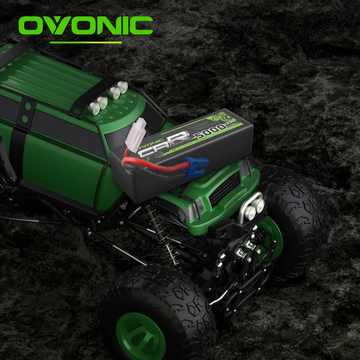 Ovonic Car 3S Lipo Akku 5000mAh 120C 11,1V mit EC5 Stecker (2 Stück)