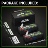 Ovonic Car 3S Lipo Akku 5000mAh 120C 11,1V mit EC5 Stecker (2 Stück)