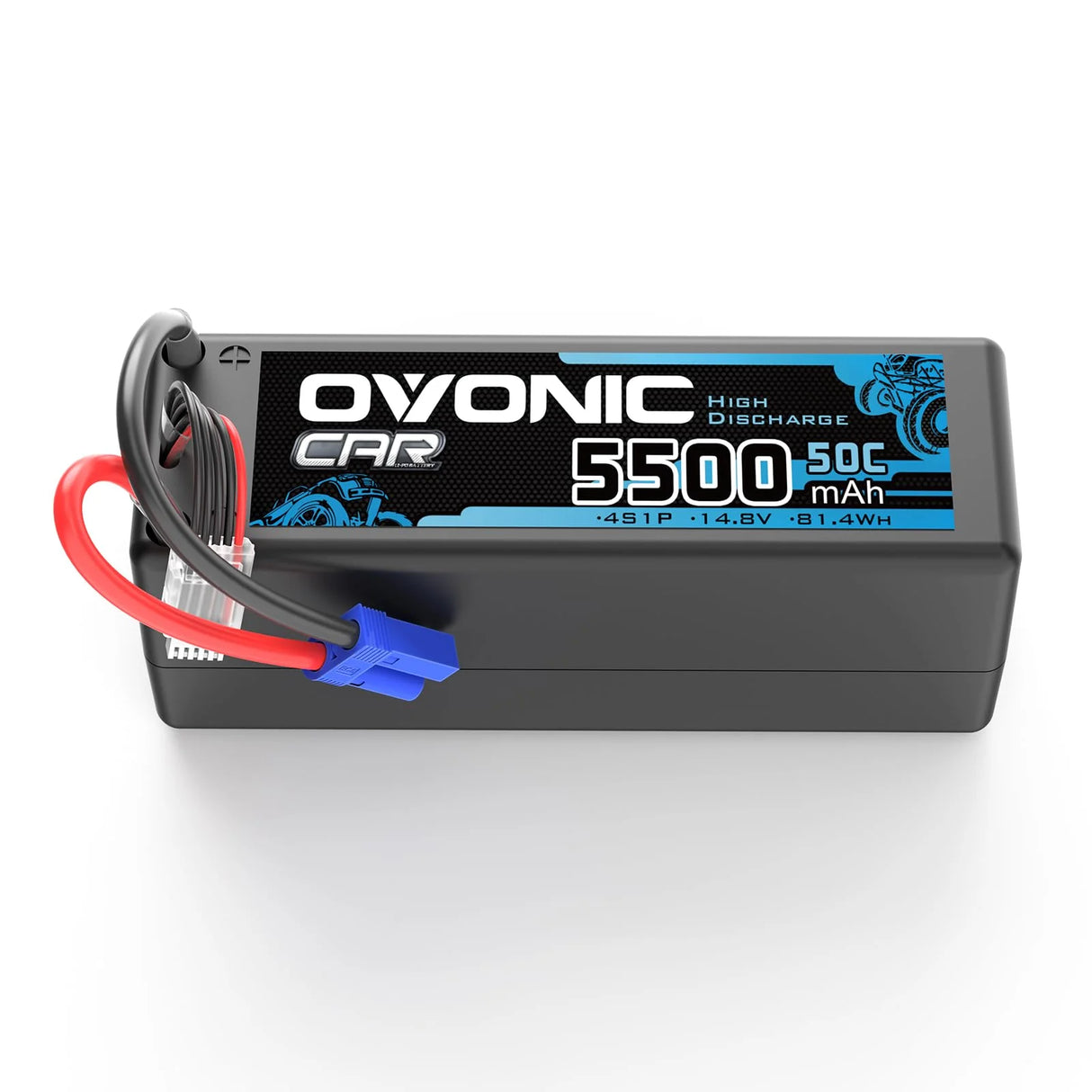 Ovonic Car 4S LiPo Akku 5500mAh 4S1P 50C 14,8V mit EC5-Anschluss