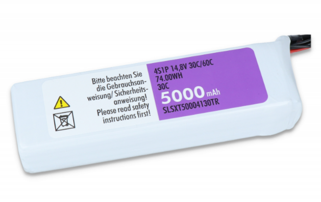 SLS XTRON 5000MAH 4S 14,8V 30C/60C TRX - LiPo24.de