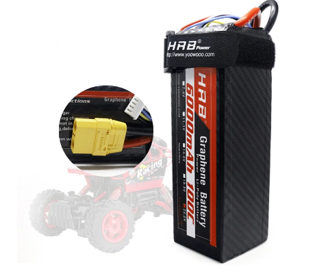 HRB 6S 6000mAh 22,2 V 100C XT90 Graphene - LiPo24.de