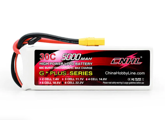 CNHL 6S 5000mAh 22,2V 30C XT90