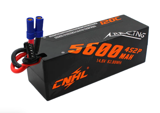 CNHL Racing Series 4S 5600mAh 14,8V 4S2P 120C Hardcase EC5 Lipo Akku