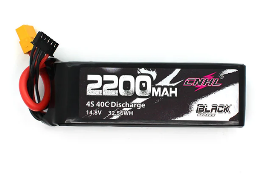 CNHL Black Series 4S 2200mAh 14,8V 40C XT60 Lipo Akku