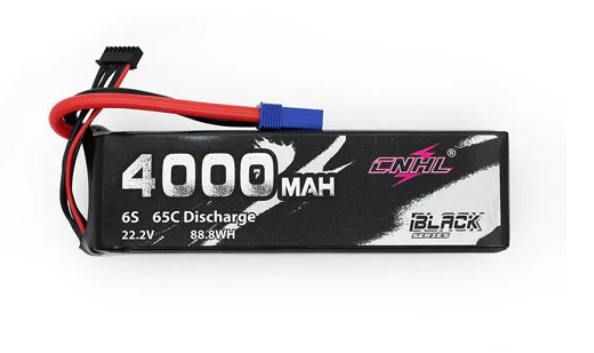CNHL Black Series 6S 4000mAh 22,2V 65C EC5 Lipo Akku