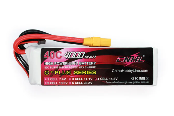 CNHL 4S 4000mAh 14,8V 40C XT90 Lipo Akku